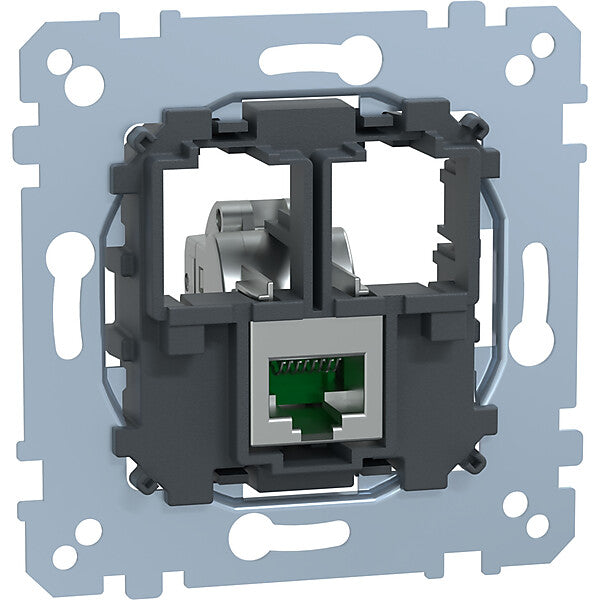 Merten Tragplatte 1fach m. RJ45 Cat6A STP MEG4576-0021